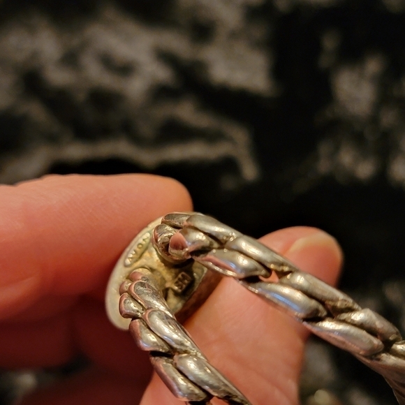 Avon Vintage Double Chain Multi Metal Braclet - Picture 8 of 13